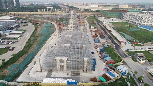 江蘇昆山312 項目再迎新節(jié)點！墩柱施工破百，樁基施工破兩千.jpg